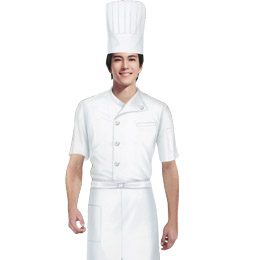 厨师 餐饮服务员工作服 工作服制服 餐饮工作服装 中餐服务员工作服